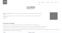 Desktop Screenshot of odprofile.se